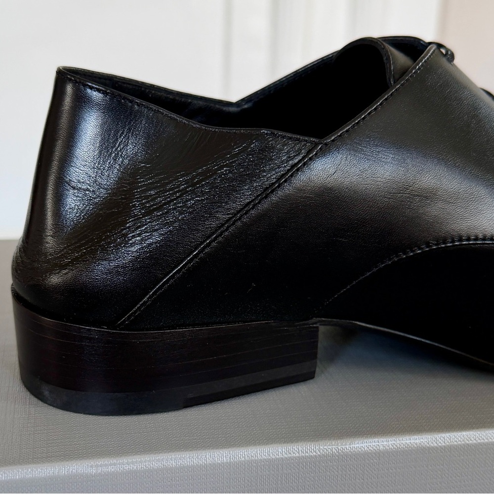 NIB $1,450 Balenciaga Opera Leather Runway Dress Shoe Size Slide 40/7 - Picture 7 of 16